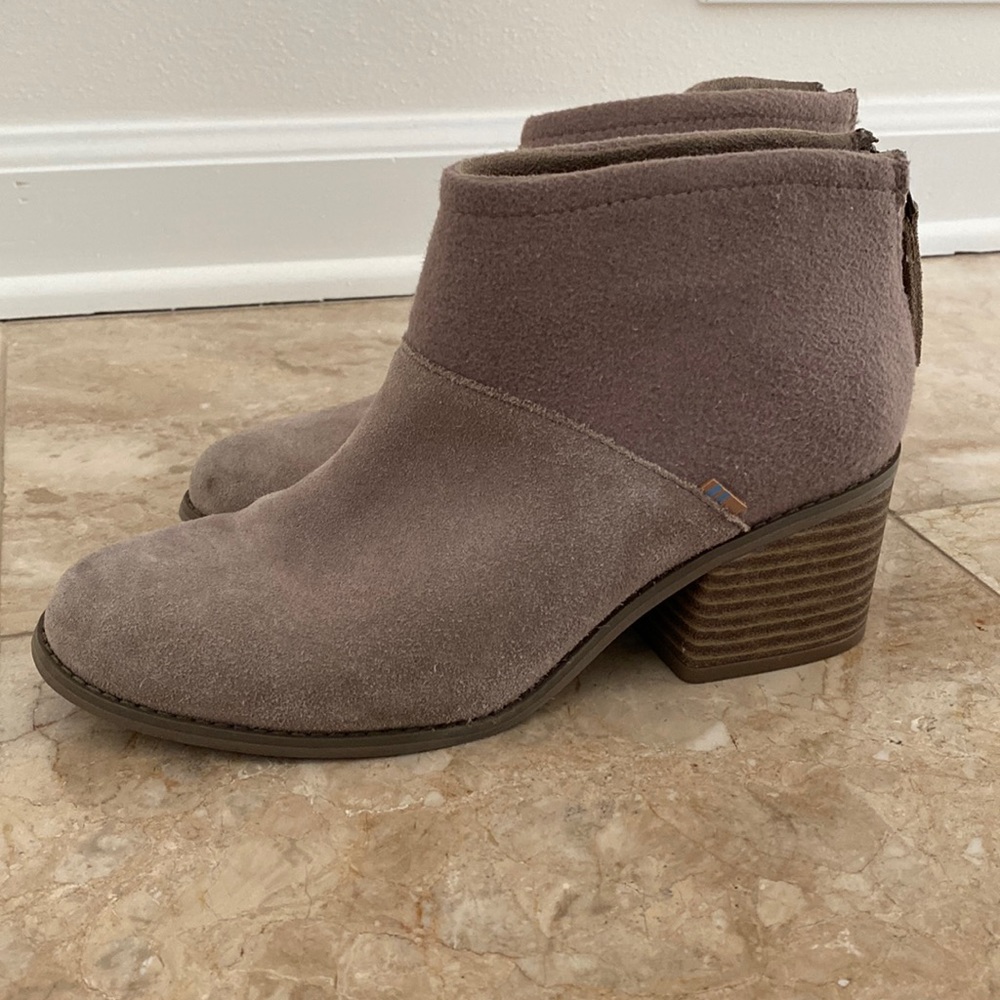Tom’s Desert Suede and Felt Bootie